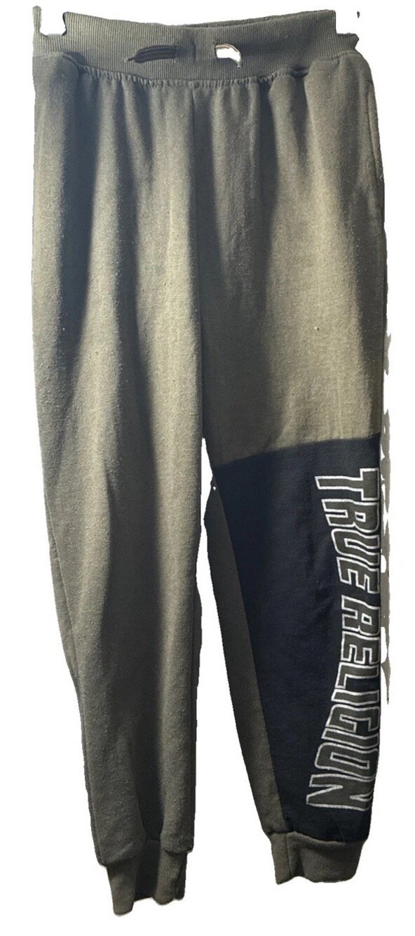 True Religion color-blocked fleece joggers